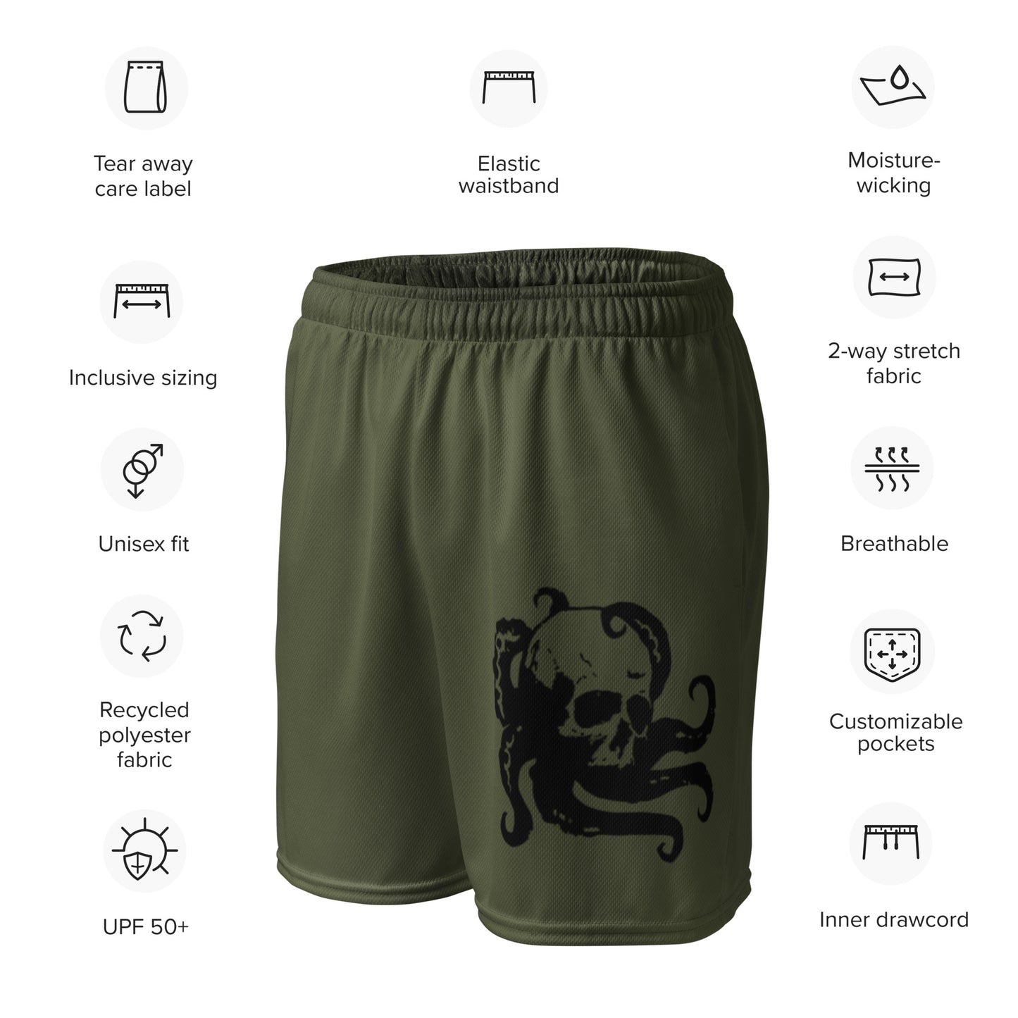 DeepSea Locker Athlete Unisex mesh shorts