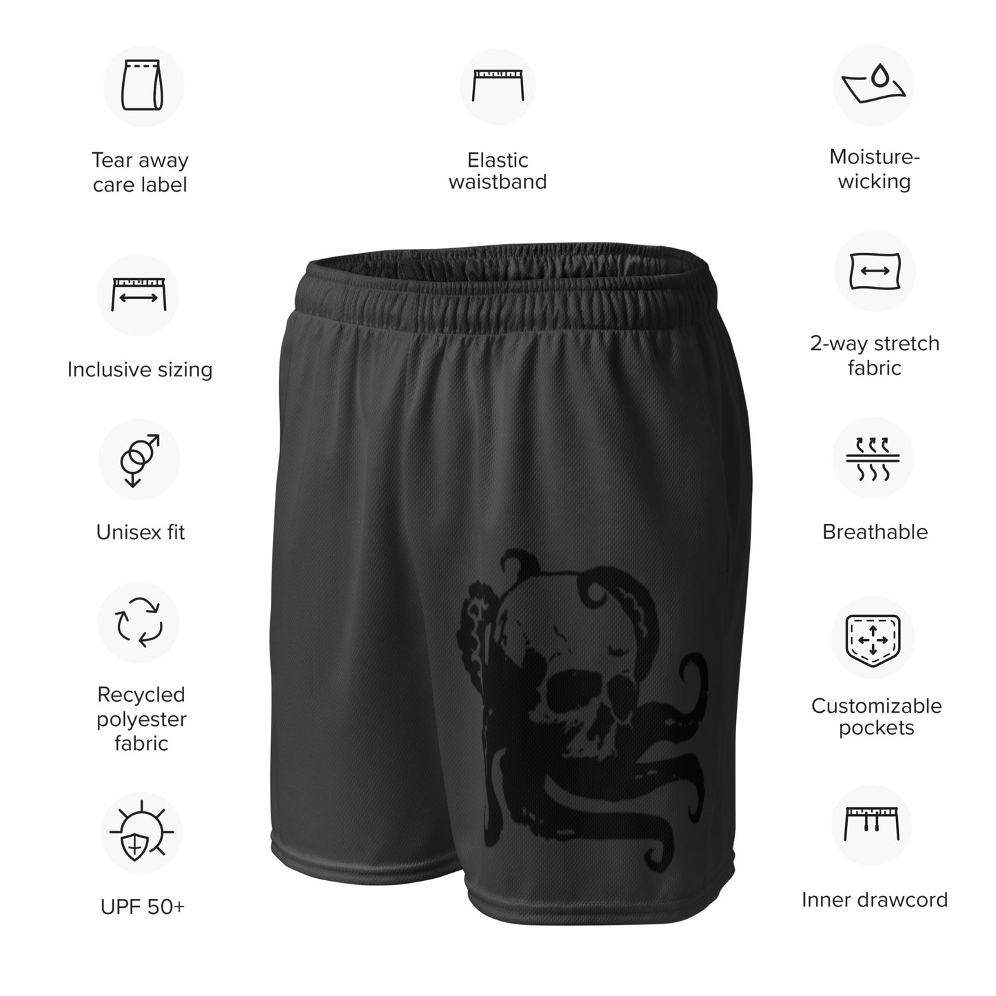 DEEPSEA LOCKER Athlete Unisex mesh shorts