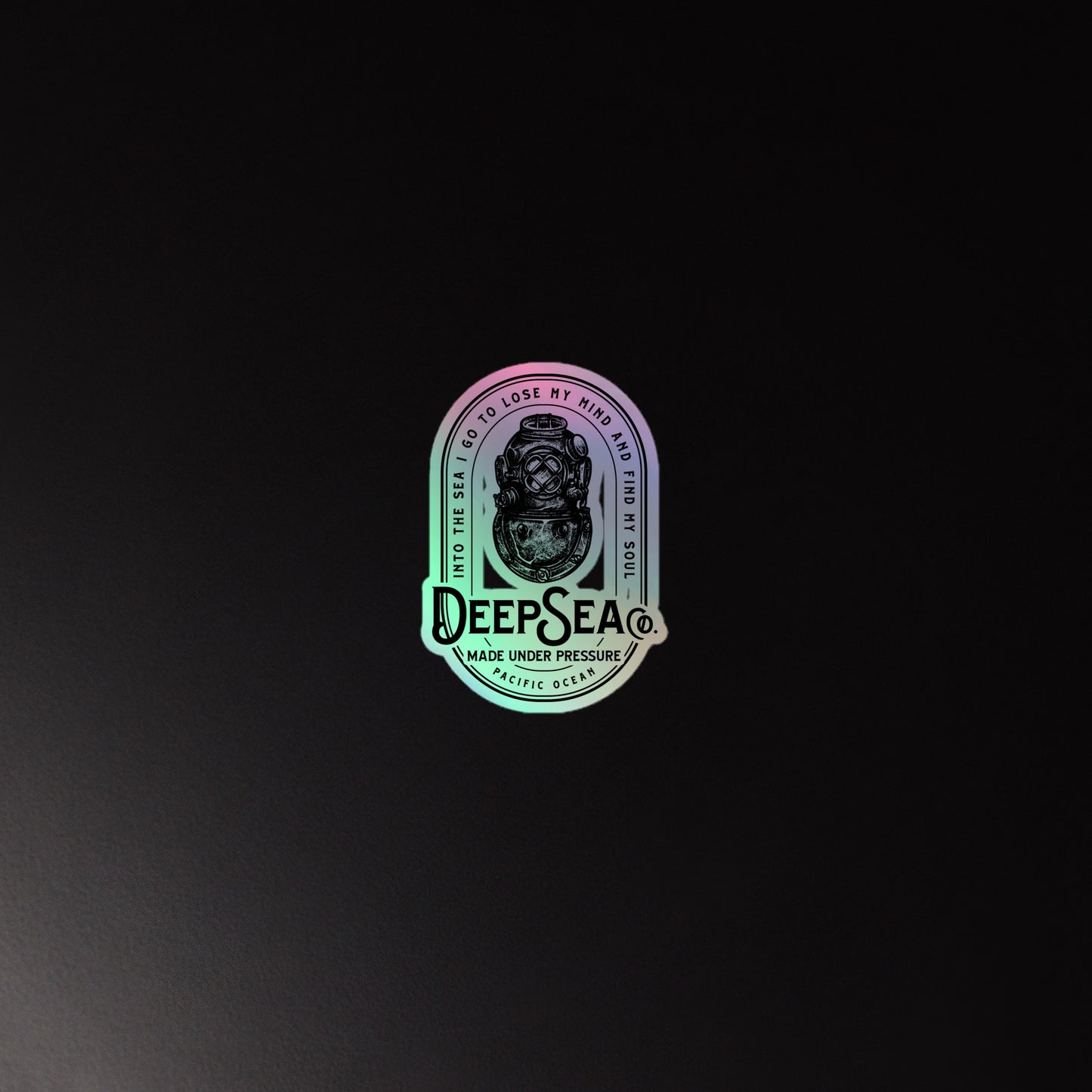 DeepSea Co. Holographic sticker