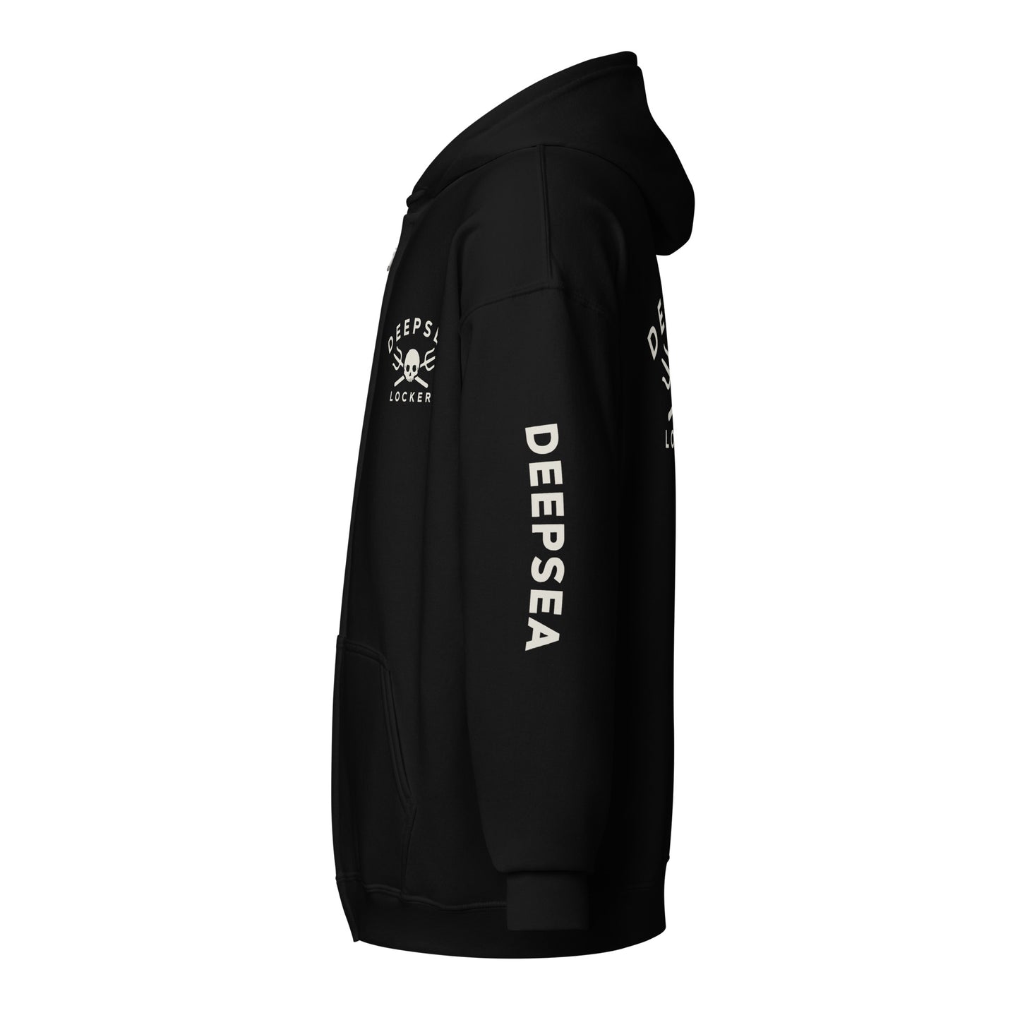 DEEPSEA Skull Trident Unisex heavy blend zip hoodie