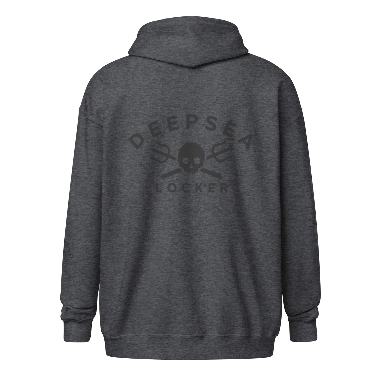DEEPSEA Skull Trident Unisex heavy blend zip hoodie