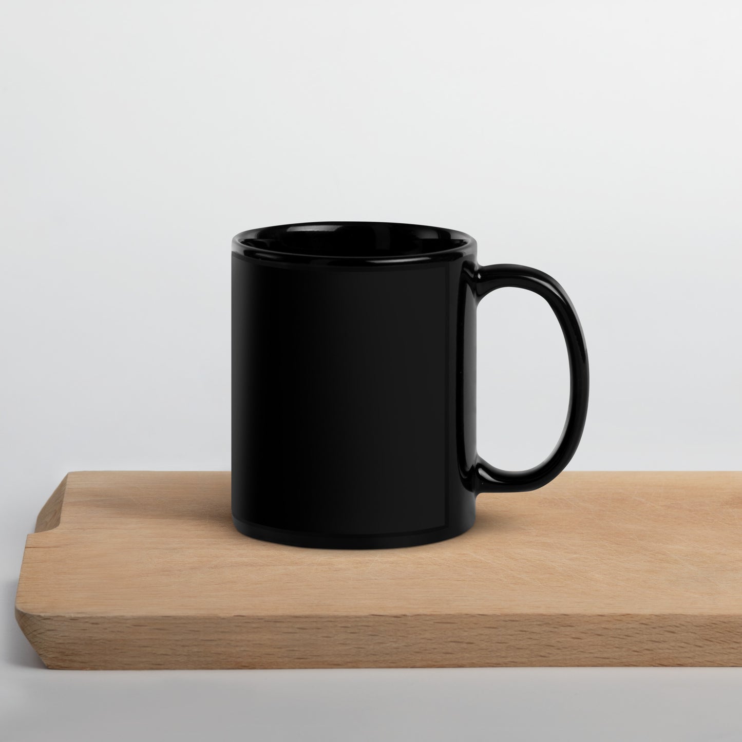DeepSea Coffee Black Glossy Mug