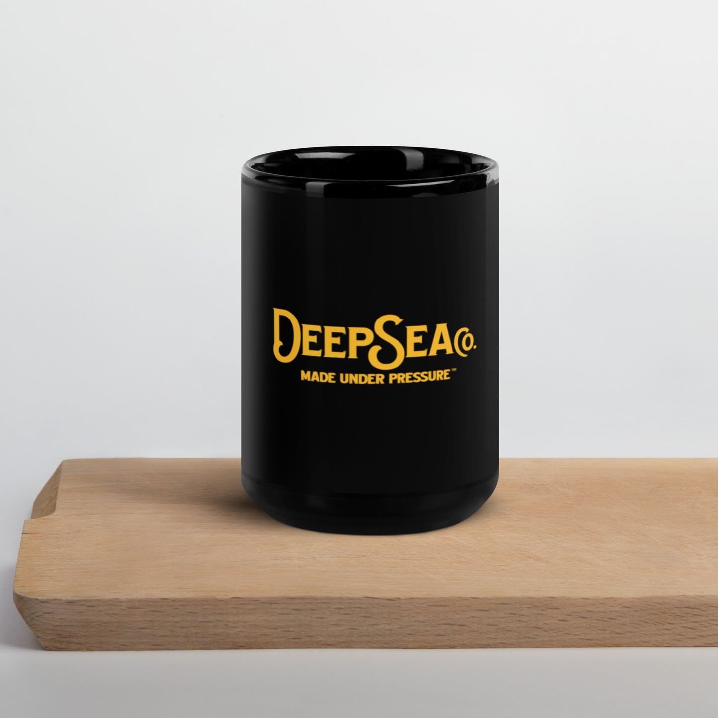 DeepSea Co. Black Glossy Mug