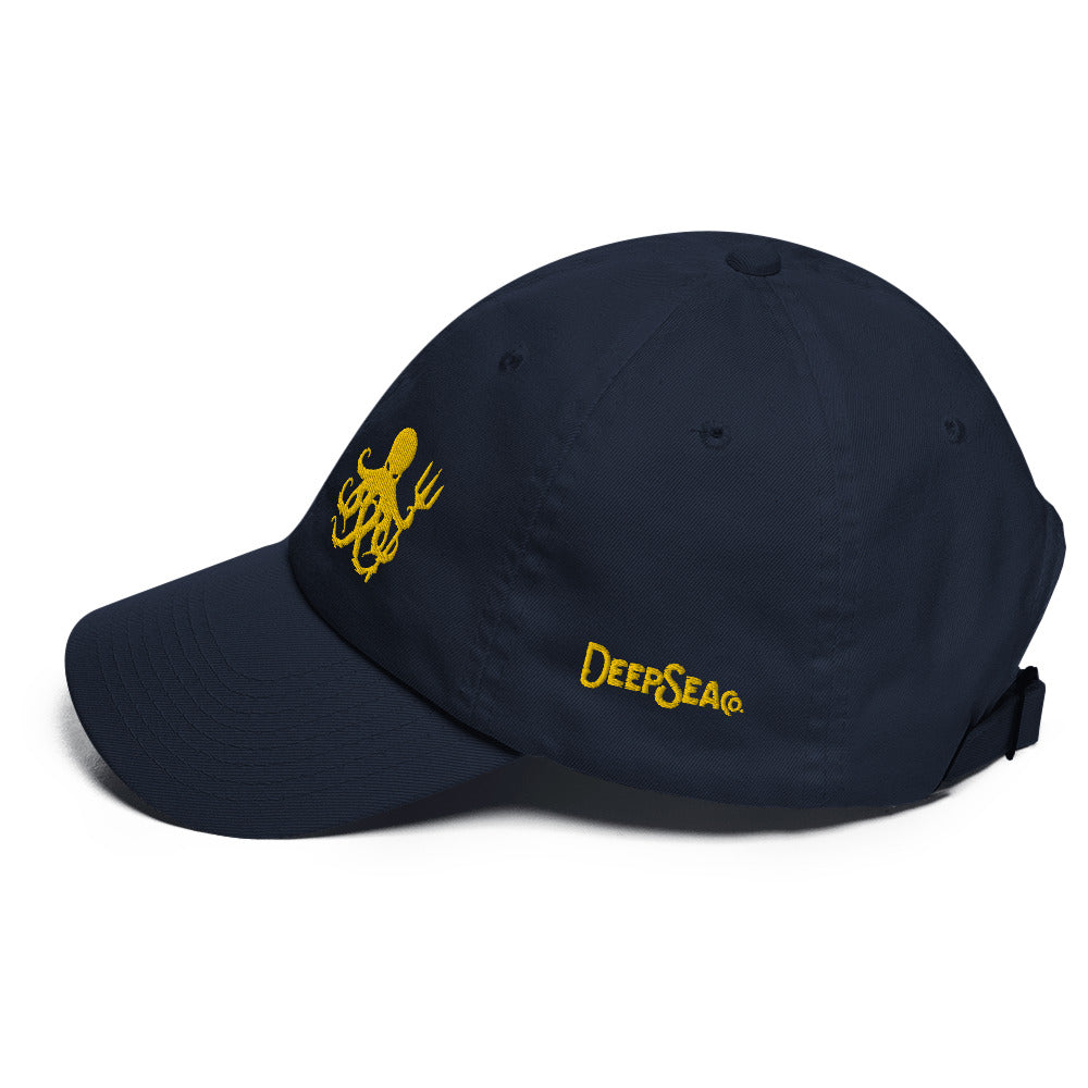 DeepSea Kraken Blue / Gold Hat