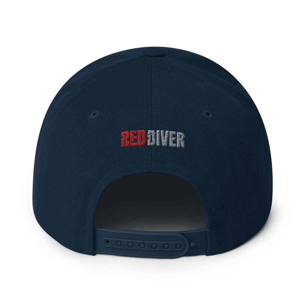 Red Diver Official Snapback Hat