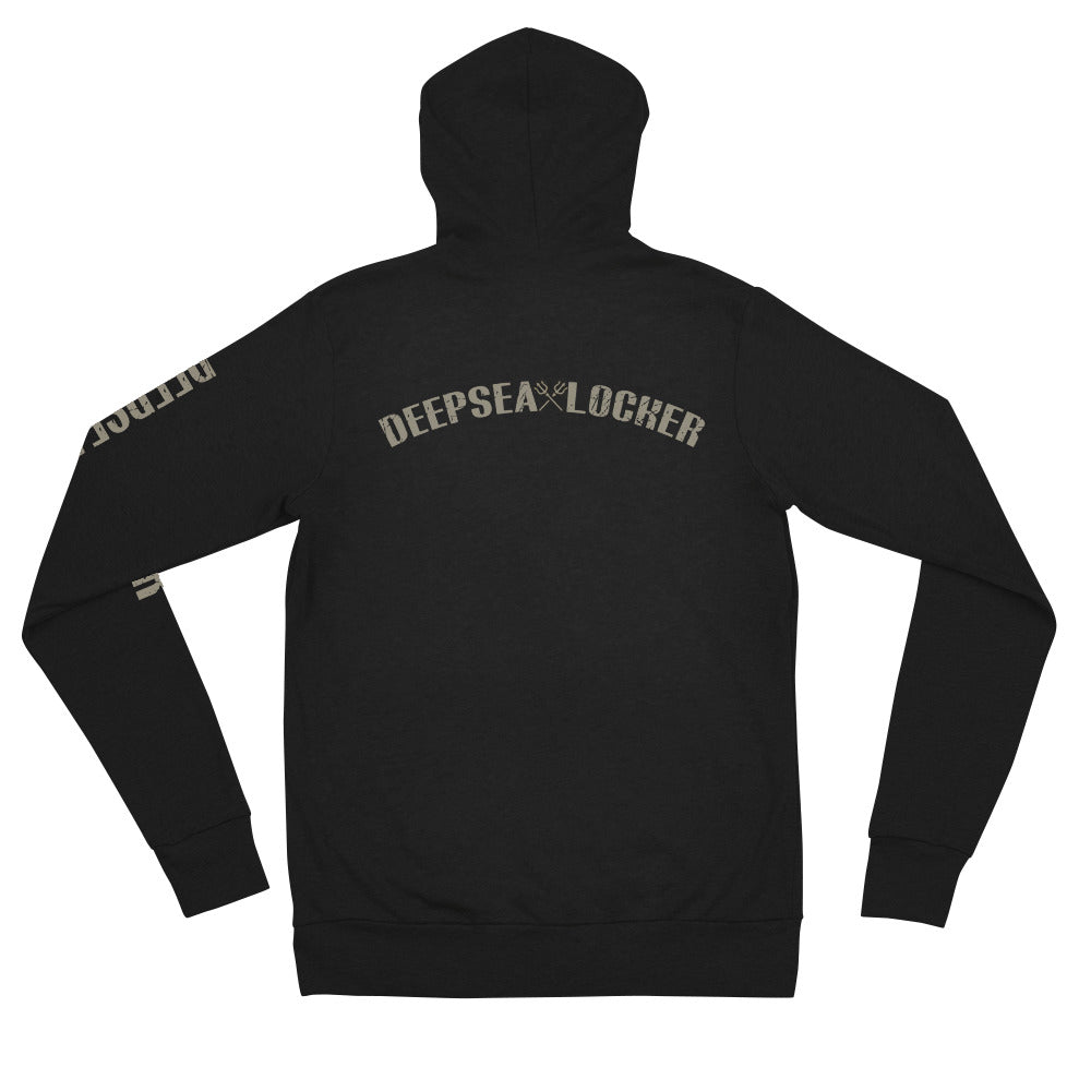 DEEPSEA LCOKER Unisex zip hoodie