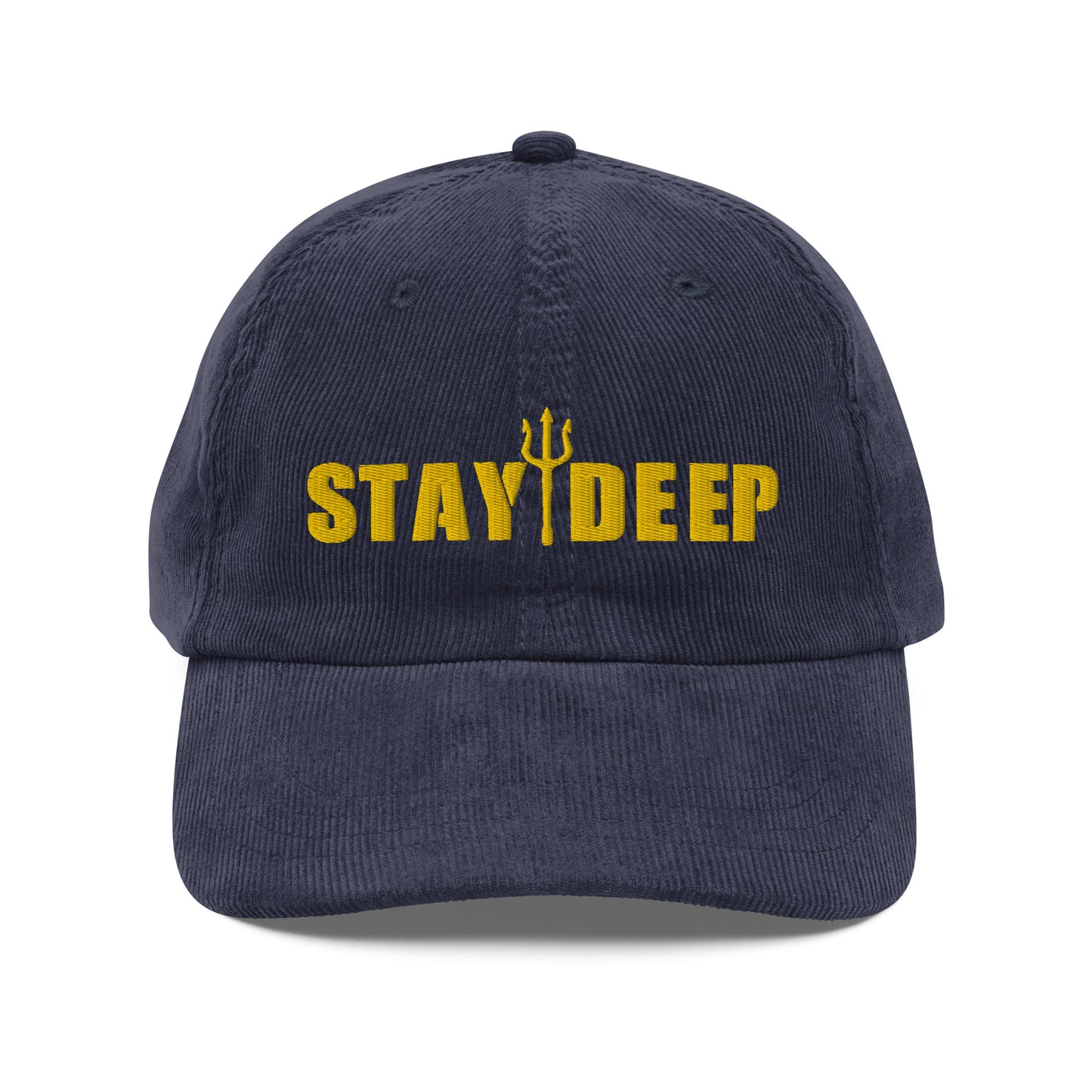 STAY DEEP™ Vintage corduroy cap